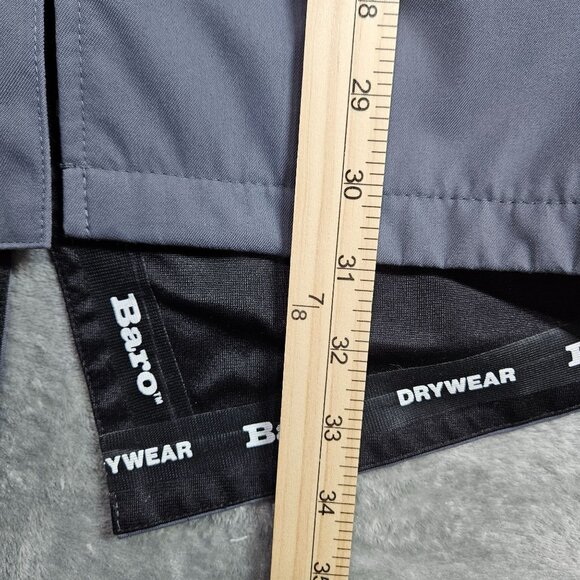 Baro Jacket Mens Small Gray The Brockton Waterproof Lightweight Rain Gorp Parka - Picture 15 of 15